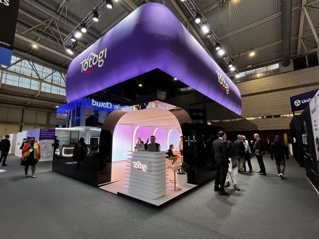 Totogi's amazing booth at MWC24